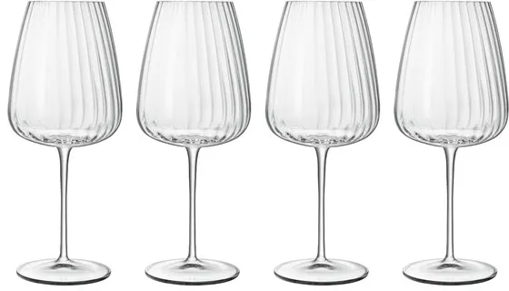 Luigi Bormioli punaviinilasi bordeaux Optica 70 cl 4 kpl.